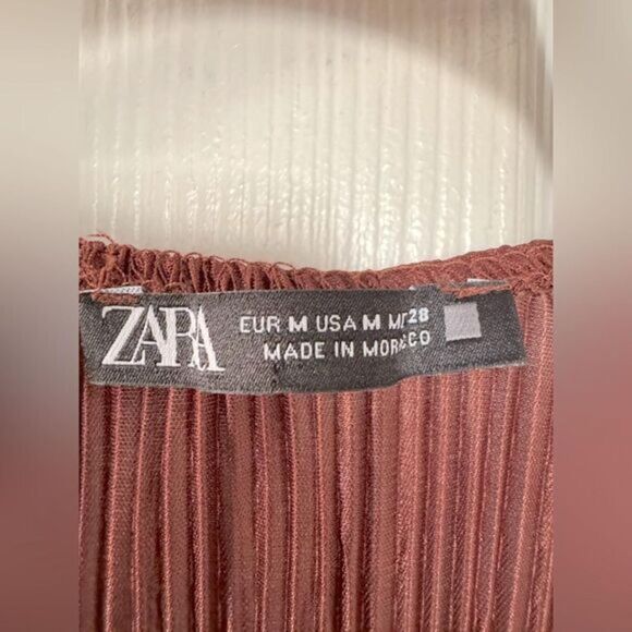 Zara Women's Brown Blouse - Picture 7 of 8